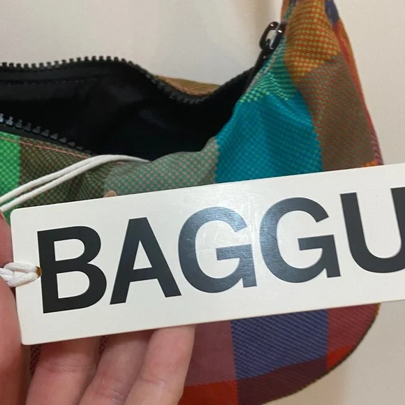 Baggu Colorful Checkered Crossbody Bag - Picture 2 of 7